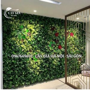 Thi Công Tường Cây Giả Tại Mỹ Đình, Hà Nội