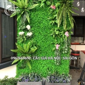 Tường Giả Trang Trí Không Gian Nhà Hàng