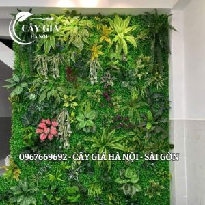 Trang trí không gian sống bằng tường rêu